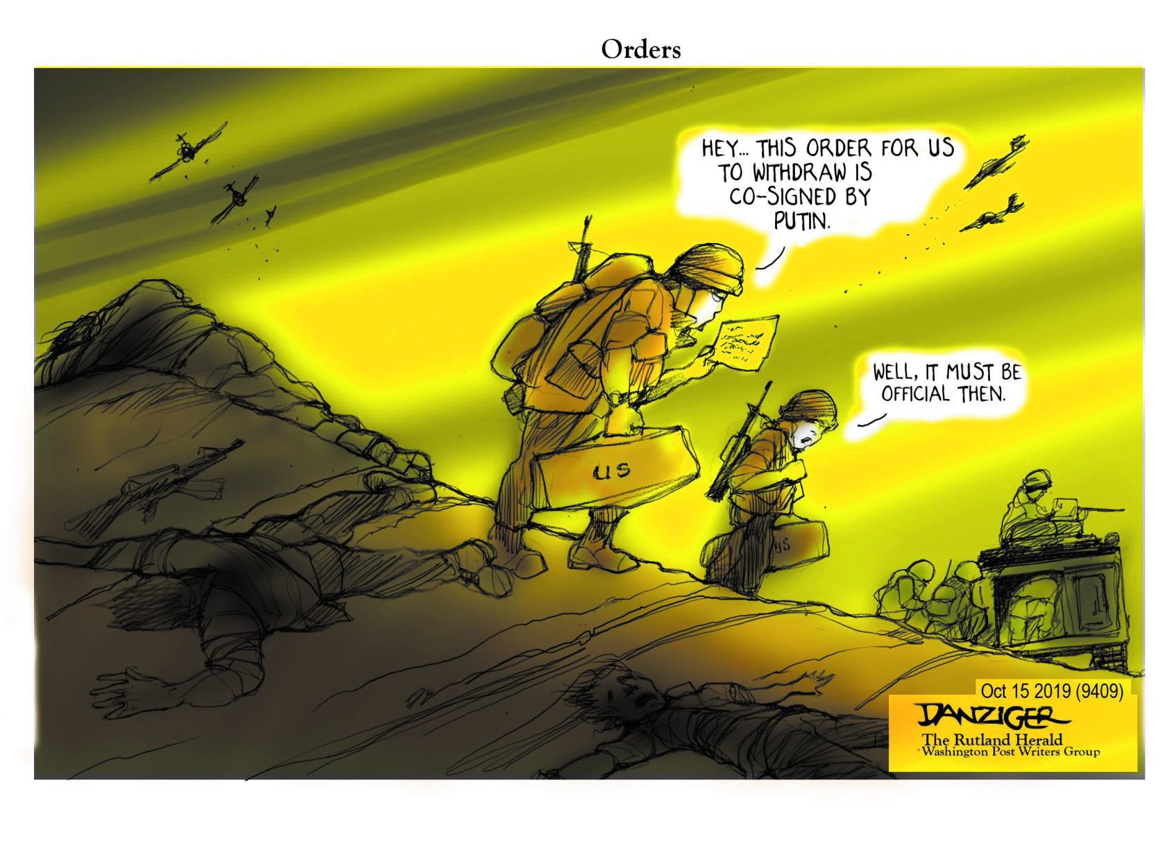 Jeff Danziger cartoon